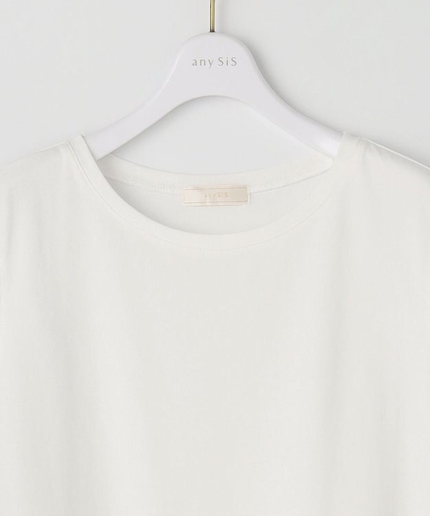 ANY SIS 【洗える】レイヤード タンクトップ ネイビーストライプ