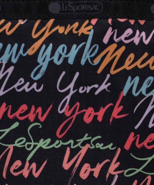 LeSportsac DELUXE EASY CARRY TOTE/NYCスクリプトブラック NYCスクリプトブラック