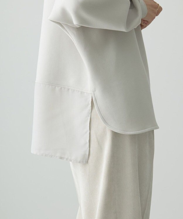 AMERICAN HOLIC ドルマン異素材ポンチプルオーバー Light Gray