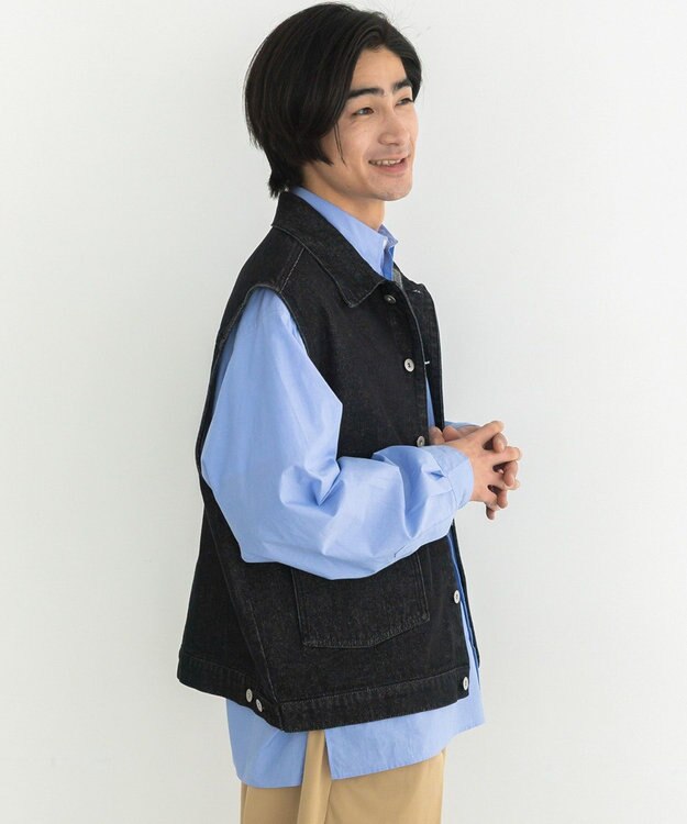 CRAFT STANDARD BOUTIQUE デニムベスト Black