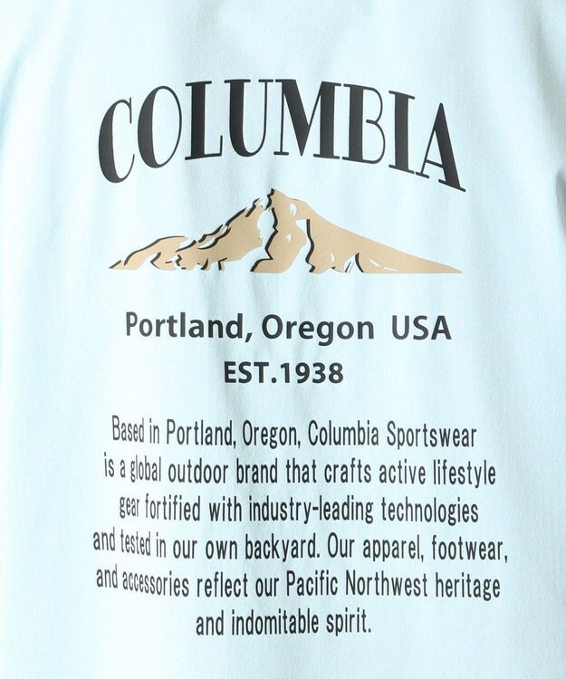 Columbia Columbia/ コールドベイダッシュショートスリーブTシャツ /コロンビア Marine Light Back Print