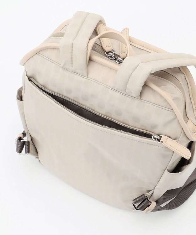 Y'SACCS Polka Dots　パイピングポケットコンパクトリュック アイボリー