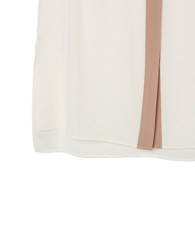 JOSEPH CDCカラーブロック　エボラブラウス Ivory/Blusher
