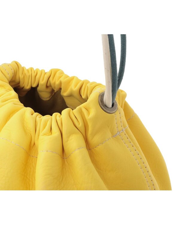 genten フルーツマーケット サステナブル巾着 キイロ