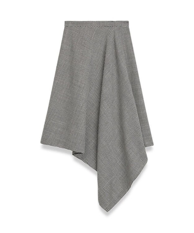 JOSEPH フルイドムリネ　アシンメトリースカート Ivory/Arabica