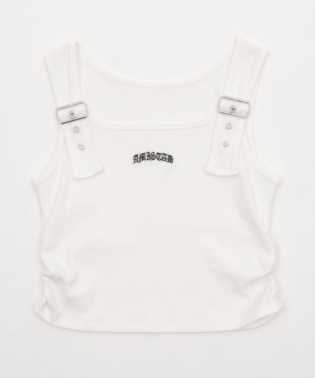 WEGO ベルトデザインタンク ホワイト