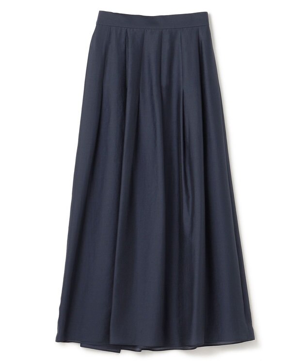 BEIGE， 【洗える】CARINATA / ウエストタックラップスカート Navy