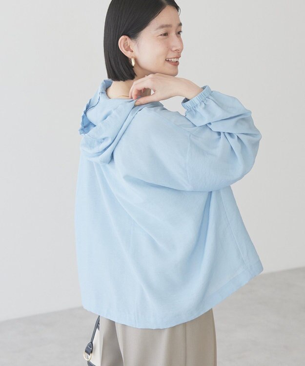 AMERICAN HOLIC フーディーシャツ Grayish Blue