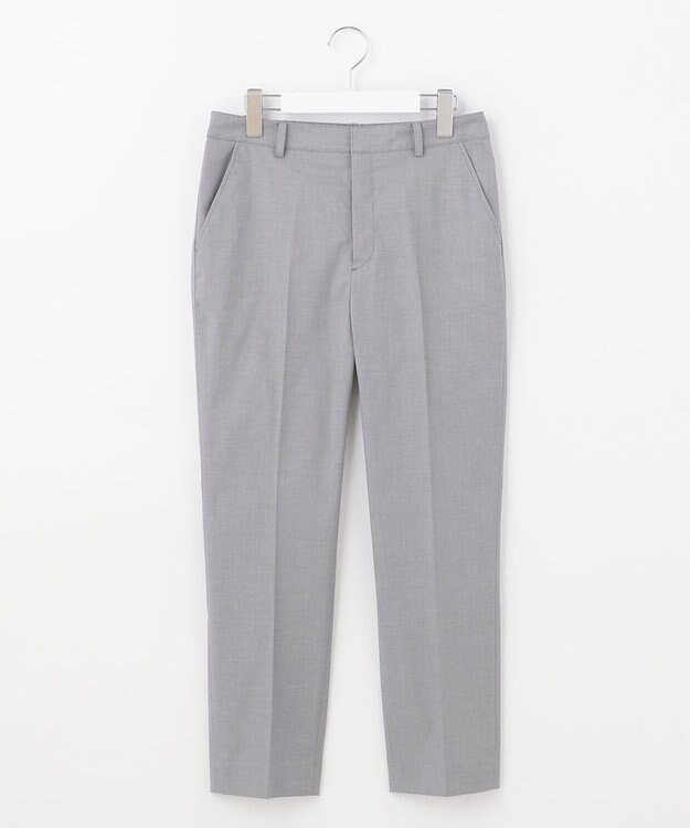 J.PRESS LADIES 【洗える・撥水・防汚】コットンFITTYシャーク テーパード パンツ ライトグレー系