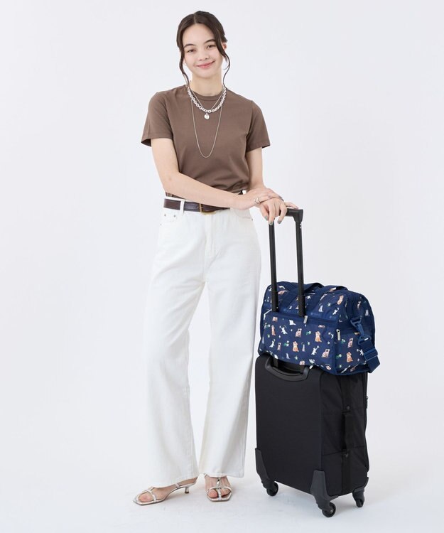 LeSportsac DELUXE MED WEEKENDER/トロピカルミャオキャット トロピカルミャオキャット
