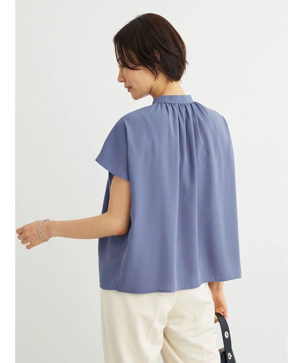 Green Parks ・ＥＬＥＮＣＡＲＥ　ＤＵＥ　イロイロ釦ドルマンブラウス Blue