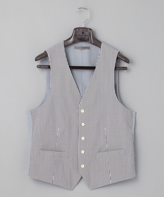 GOTAIRIKU 【EC＆一部店舗限定】【AIRY MOVE / セットアップ対応】テクノソラーロサッカー セットアップべスト サックスブルー系1