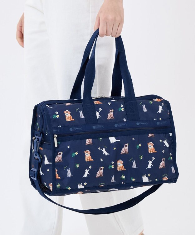 LeSportsac DELUXE MED WEEKENDER/トロピカルミャオキャット トロピカルミャオキャット