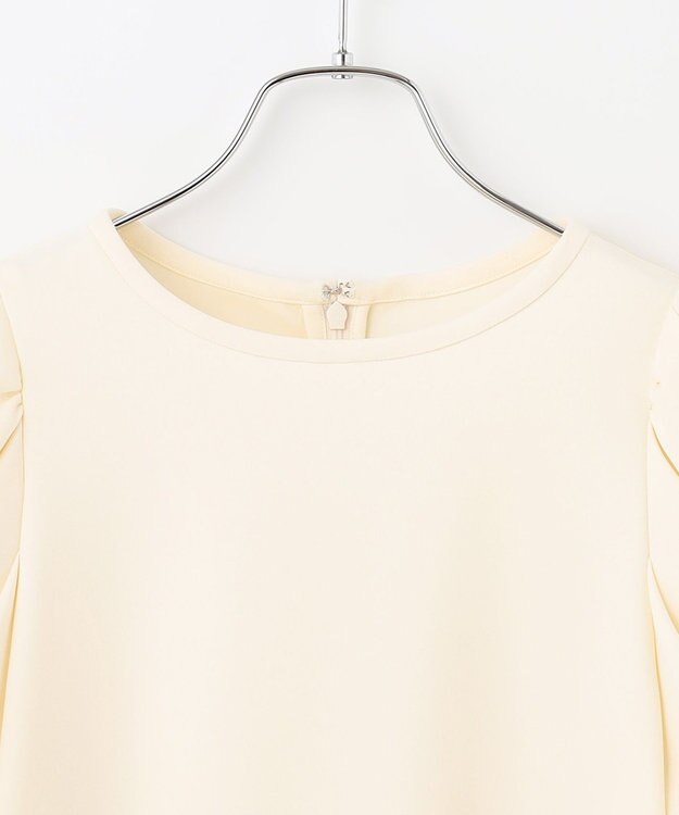 #Newans 【セレモニーにも】ランタンスリーブブラウス アイボリー系