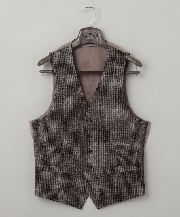 GOTAIRIKU 【セットアップ対応 / AIRY MOVE】Ｔ/Ｗジャージーセットアップ ベスト ダークブラウン系8