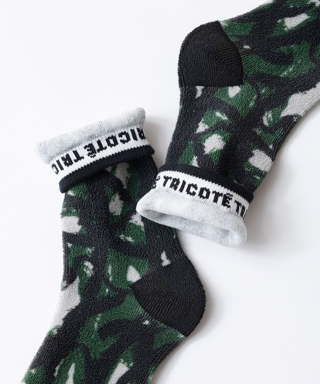 TRICOTE PAINT PILE SOCKS / PAINTパイルソックス 42GREEN