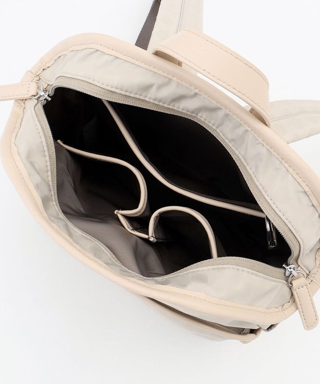 Y'SACCS Polka Dots　パイピングポケットコンパクトリュック アイボリー