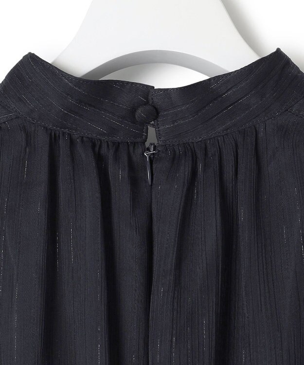 23区 L 【APPLAUDIR】クレープシフォン ドレス ネイビー