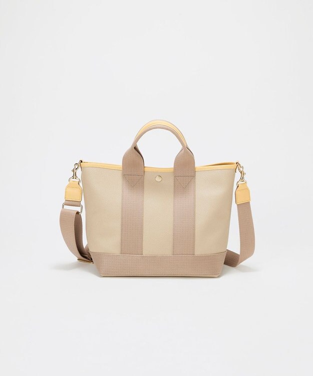 TOPKAPI 【Breath TOPKAPI】【26SS新色】SCOTCH GRAIN スコッチグレイントート バッグ M（ショルダー付き） ライトベージュ