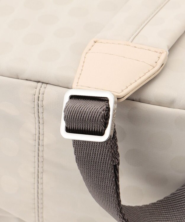 Y'SACCS Polka Dots　パイピングポケットコンパクトリュック アイボリー