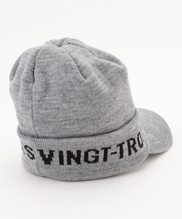 23区GOLF 【MEN】ウォームニットキャップ ライトグレー系