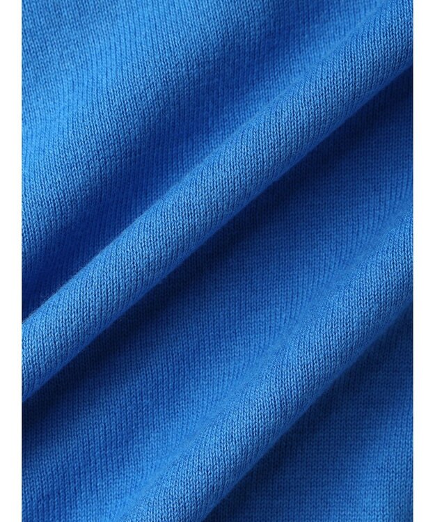 AMERICAN HOLIC ＵＶカットラグラン５分袖ニットプルオーバー Blue