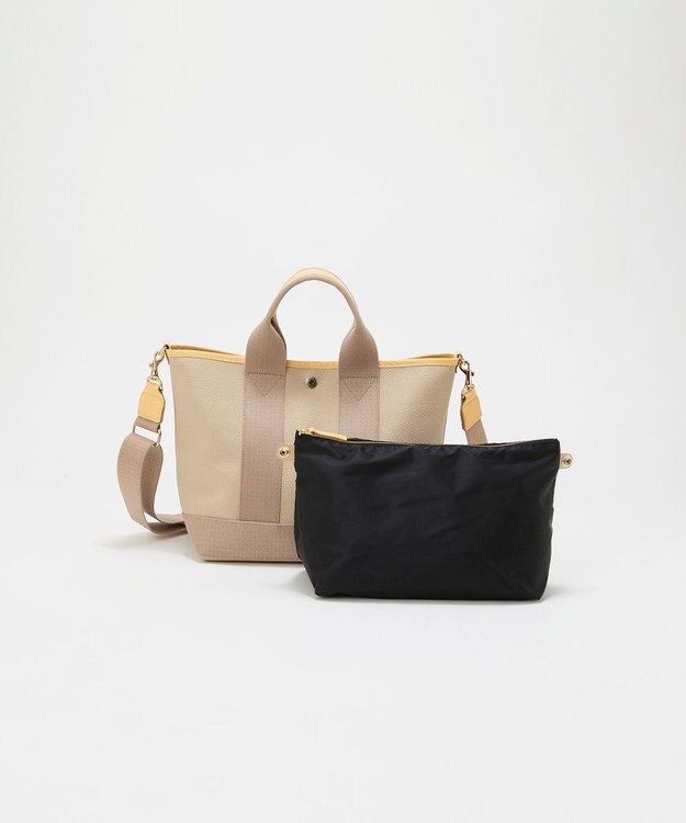 TOPKAPI 【Breath TOPKAPI】【26SS新色】SCOTCH GRAIN スコッチグレイントート バッグ M（ショルダー付き） ライトベージュ