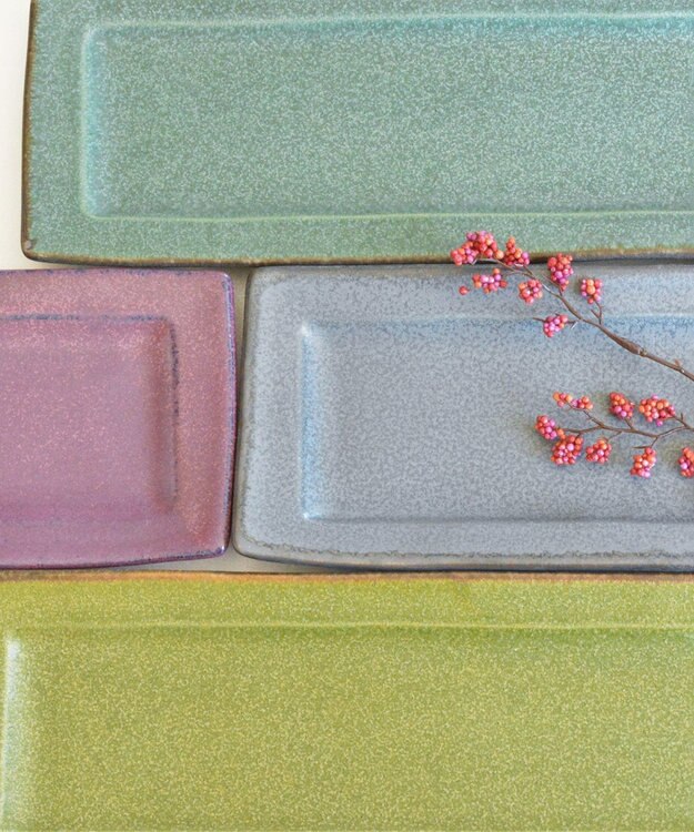 aito製作所 翠　長角皿 うぐいす_288226