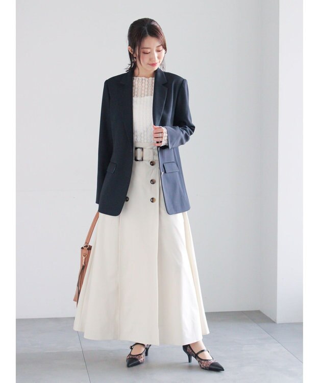 Te chichi シングルブレストテーラードジャケット《2026 spring catalog item》 ネイビー