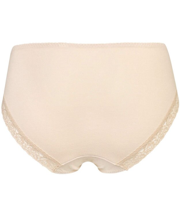 Wing ショーツ KB2060とペア 綿混素材（身生地部） やさしいはきごこち ナチュラルアップブラ はきこみ丈あさめ KF3360 ウイング／ワコール ブラウン