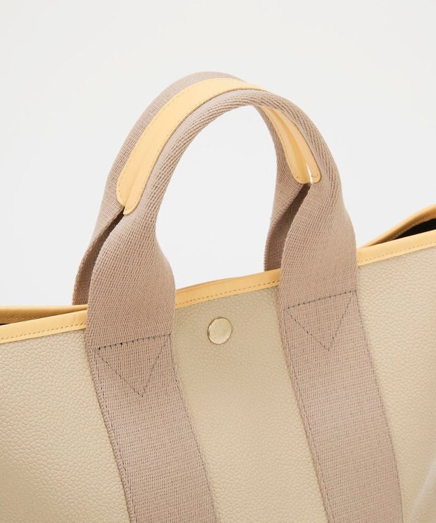 TOPKAPI 【Breath TOPKAPI】【26SS新色】SCOTCH GRAIN スコッチグレイントート バッグ M（ショルダー付き） ライトベージュ