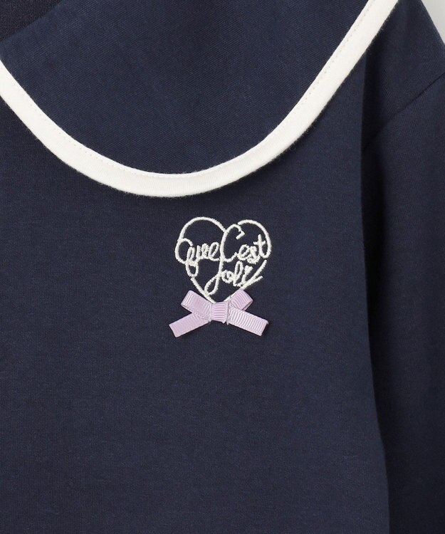 ANY KIDS セーラーカラー ブルゾン ネイビー