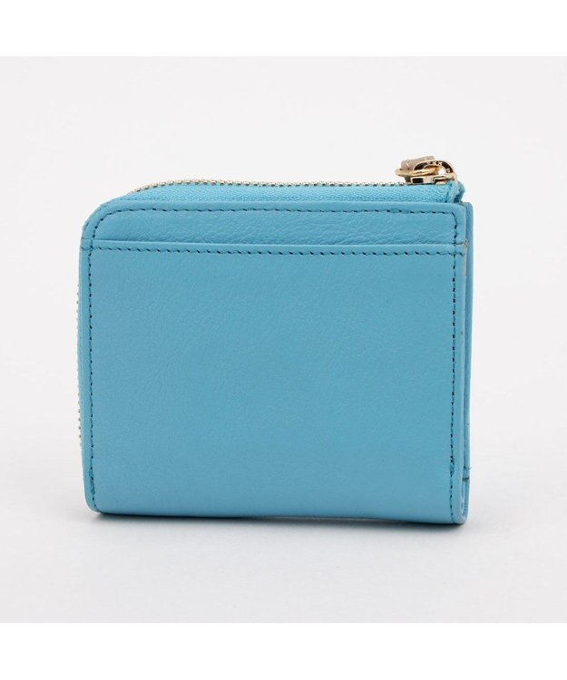 UNBILLION アトランタ ATLANTA / 牛革L字ファスナーミニウォレット ブルー