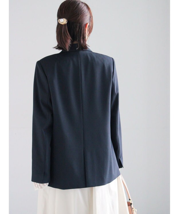 Te chichi シングルブレストテーラードジャケット《2026 spring catalog item》 ネイビー