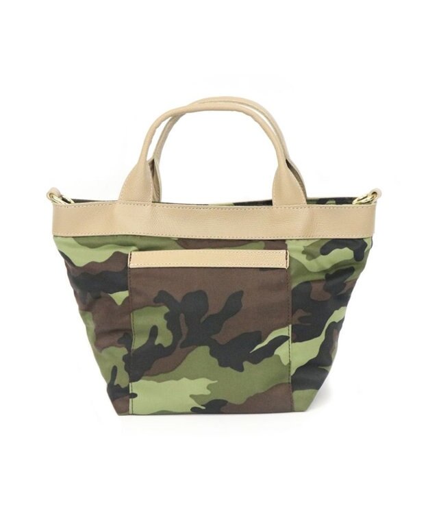 Regalo Felice 【2way / ショルダー付】ミニトート / REGALO CAM(グリーン×ベージュ)