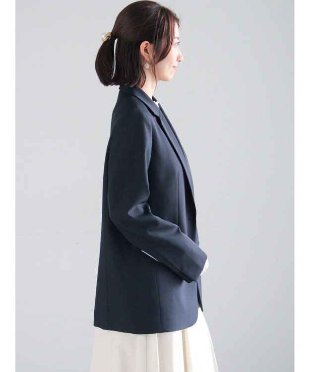 Te chichi シングルブレストテーラードジャケット《2026 spring catalog item》 ネイビー