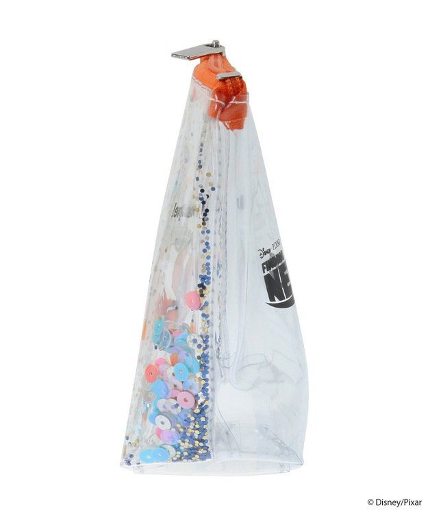earth music&ecology Ｆｉｎｄｉｎｇ　Ｎｅｍｏ／キラキラクリアポーチ Orange