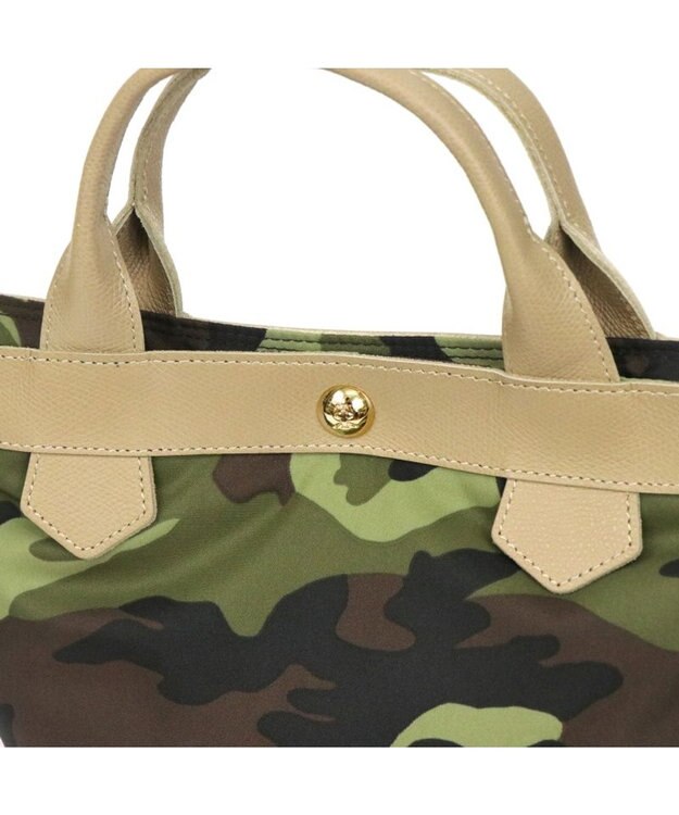 Regalo Felice 【2way / ショルダー付】ミニトート / REGALO CAM(グリーン×ベージュ)
