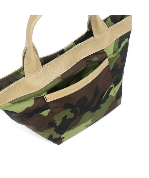 Regalo Felice 【2way / ショルダー付】ミニトート / REGALO CAM(グリーン×ベージュ)