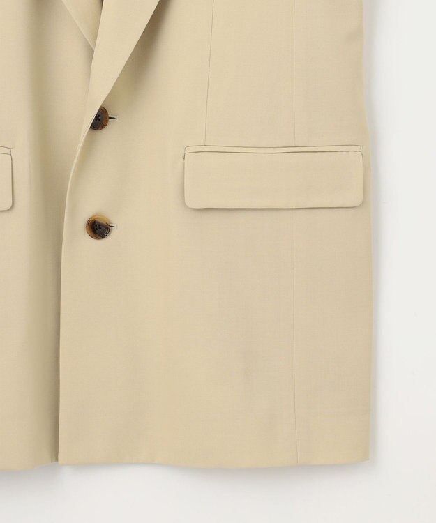 NAVE 【Nave・セットアップ可】ウールポリエステルツイルジャケット ベージュ系