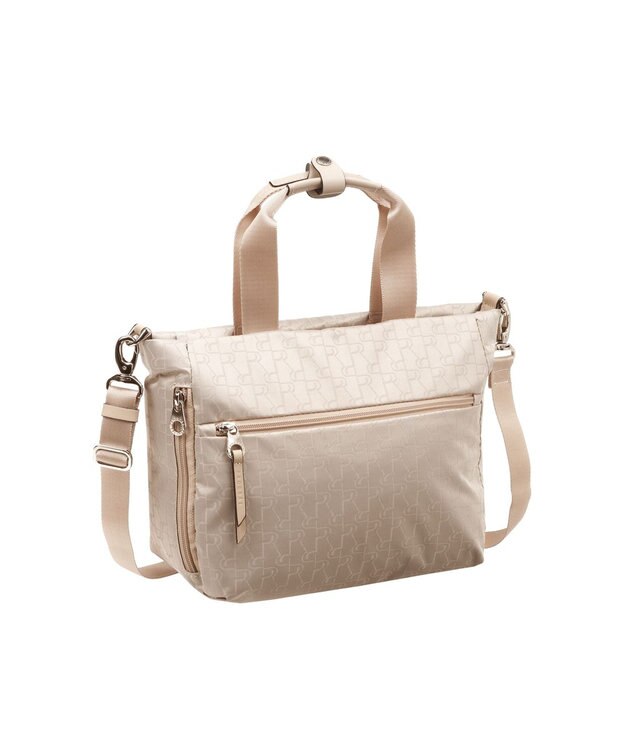 ACE BAGS & LUGGAGE PROGRES プログレ プリエ ハンドバッグ ２WAYショルダー 68164  レディース 強撥水機能 ベージュ