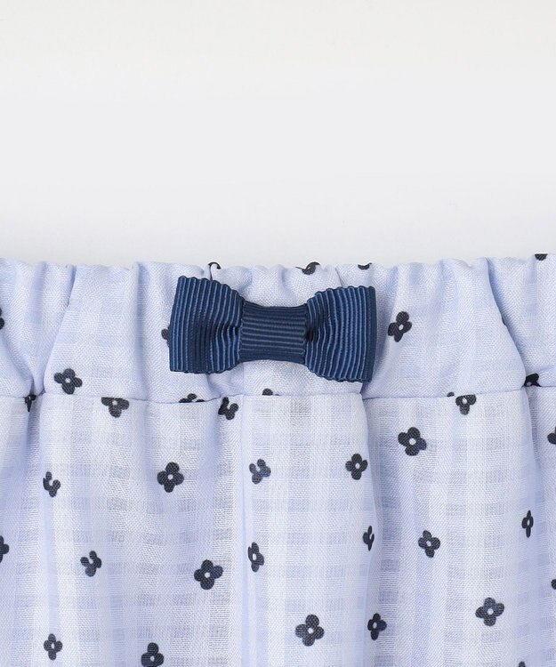 組曲 KIDS 【150-160cm】Tiny Flower スカート ミストブルー系5