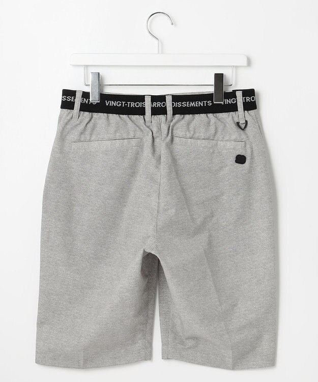 23区GOLF 【MEN】【ストレッチ】クールドット柄ハーフパンツ ライトグレー系5