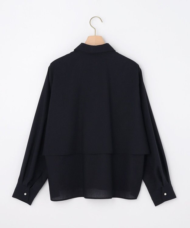 組曲 S 【先行予約】ニューリヨセルシャーティングマルチWAY ブラウス ネイビー系