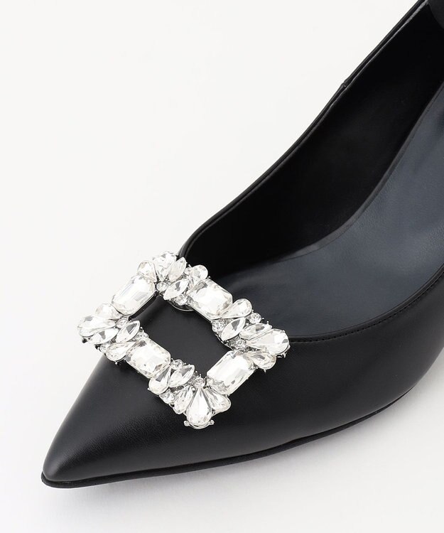 23区 【APPLAUDIR】ビジューパンプス ブラック系