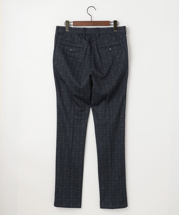 JOSEPH ABBOUD 【キングサイズ・ウエストも伸びる】ツィーディージャージーストレッチ パンツ ネイビー系4