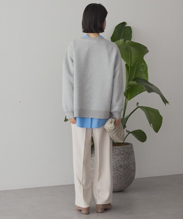 AMERICAN HOLIC サイドドットボタンポンチプルオーバー Light Gray Mixture