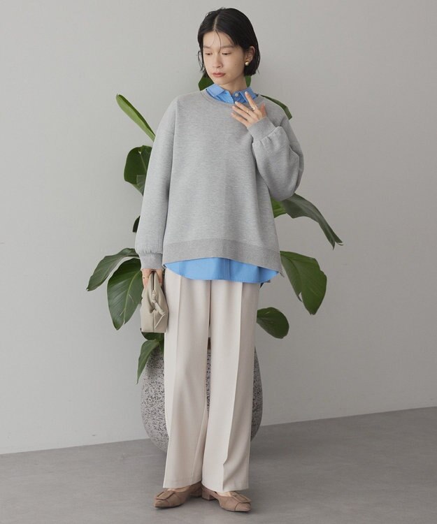 AMERICAN HOLIC サイドドットボタンポンチプルオーバー Light Gray Mixture