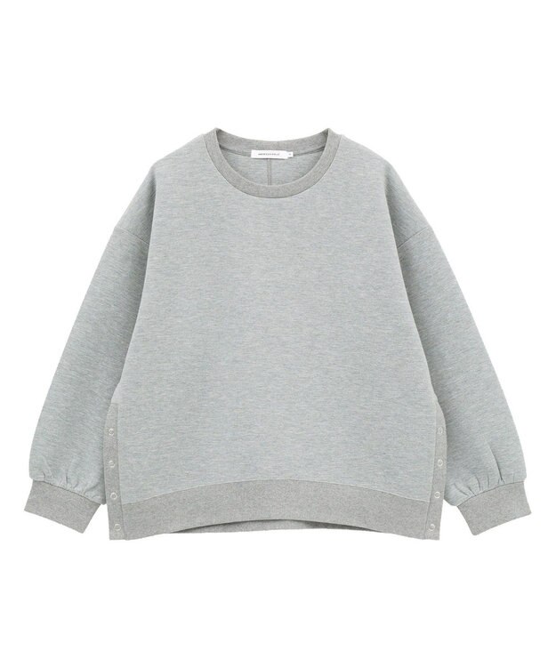 AMERICAN HOLIC サイドドットボタンポンチプルオーバー Light Gray Mixture