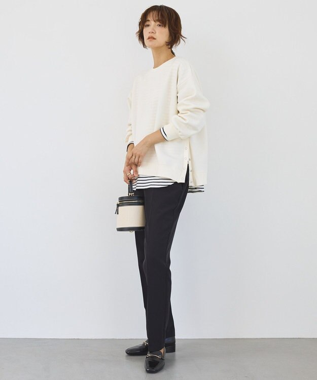 AMERICAN HOLIC サイドドットボタンポンチプルオーバー Ivory